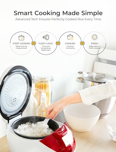 Cuckoo CR-0655F Fuzzy Logic Rice Cooker with 12 Menu Modes