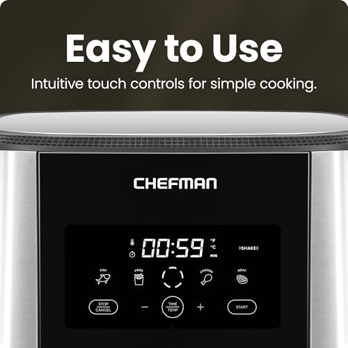 Chefman TurboFry® XL 8-Qt Digital Air Fryer Oven - Next-Gen Healthy Cooking