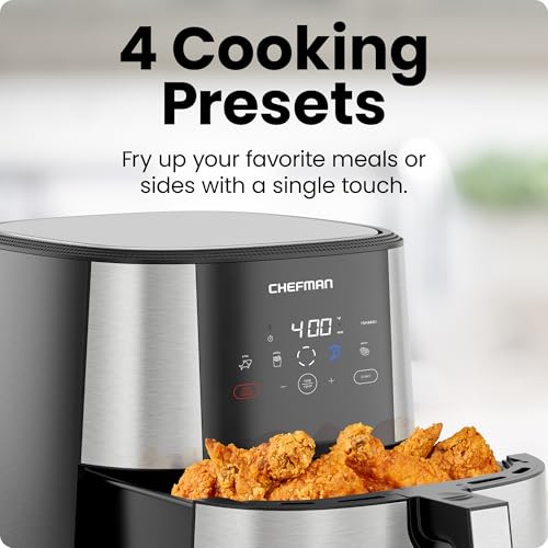 Chefman TurboFry® XL 8-Qt Digital Air Fryer Oven - Next-Gen Healthy Cooking