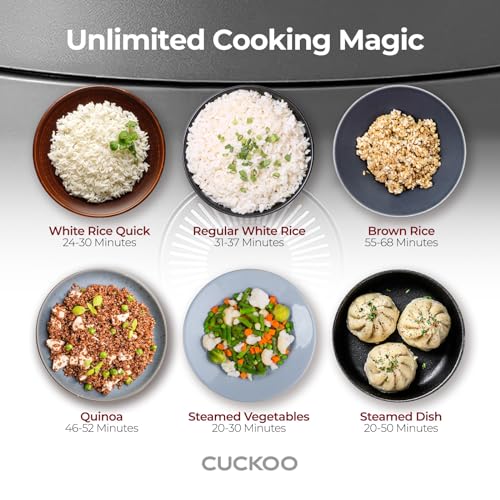Cuckoo CR-0675FW 12-Cup Multi-Function Rice Cooker with Fuzzy Logic Technology