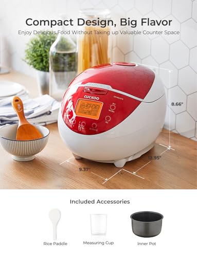 Cuckoo CR-0655F Fuzzy Logic Rice Cooker with 12 Menu Modes
