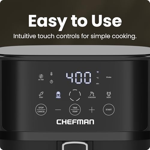 Chefman 6-Quart Digital Air Fryer with Hi-Fry Technology