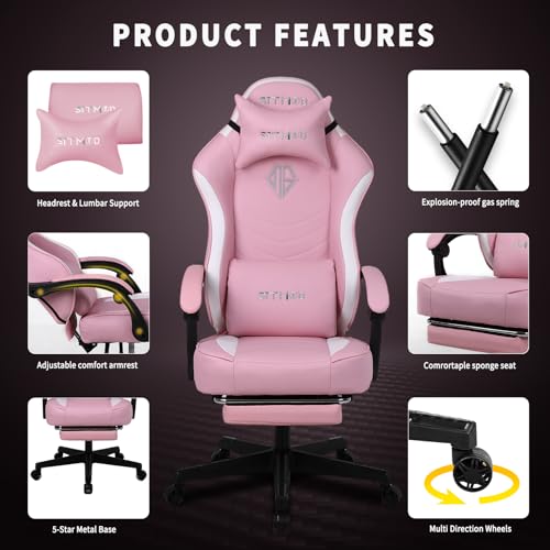 Ergonomic Gaming Chair for Big and Tall Gamers with Enhanced Comfort