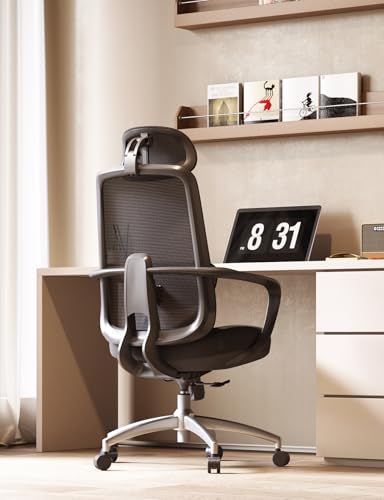 Ergonomic High-Back Office Chair with Enhanced Comfort and Support