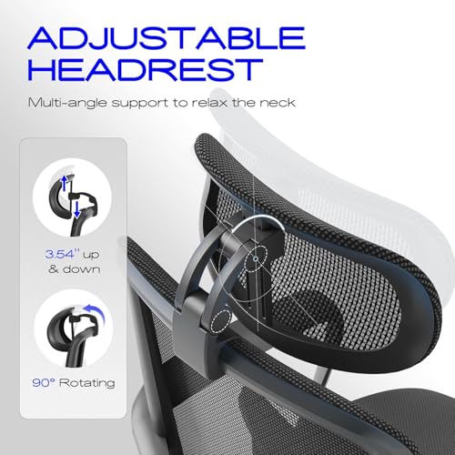 Ergonomic High-Back Office Chair with Enhanced Comfort and Support