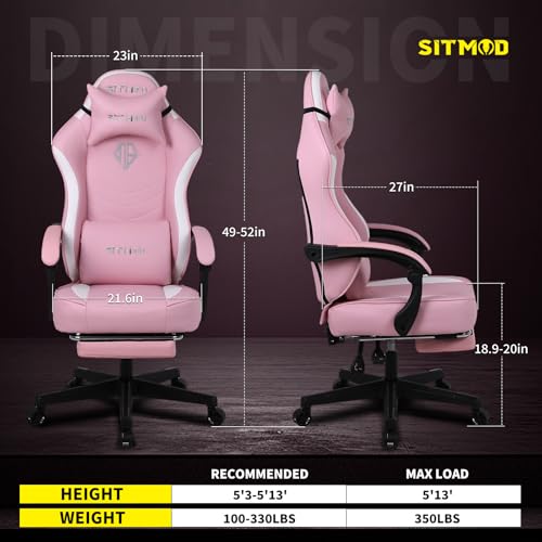 Ergonomic Gaming Chair for Big and Tall Gamers with Enhanced Comfort
