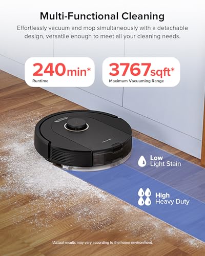 Roborock Q5 Pro+ Self-Emptying Robot Vacuum and Mop with Advanced LiDAR