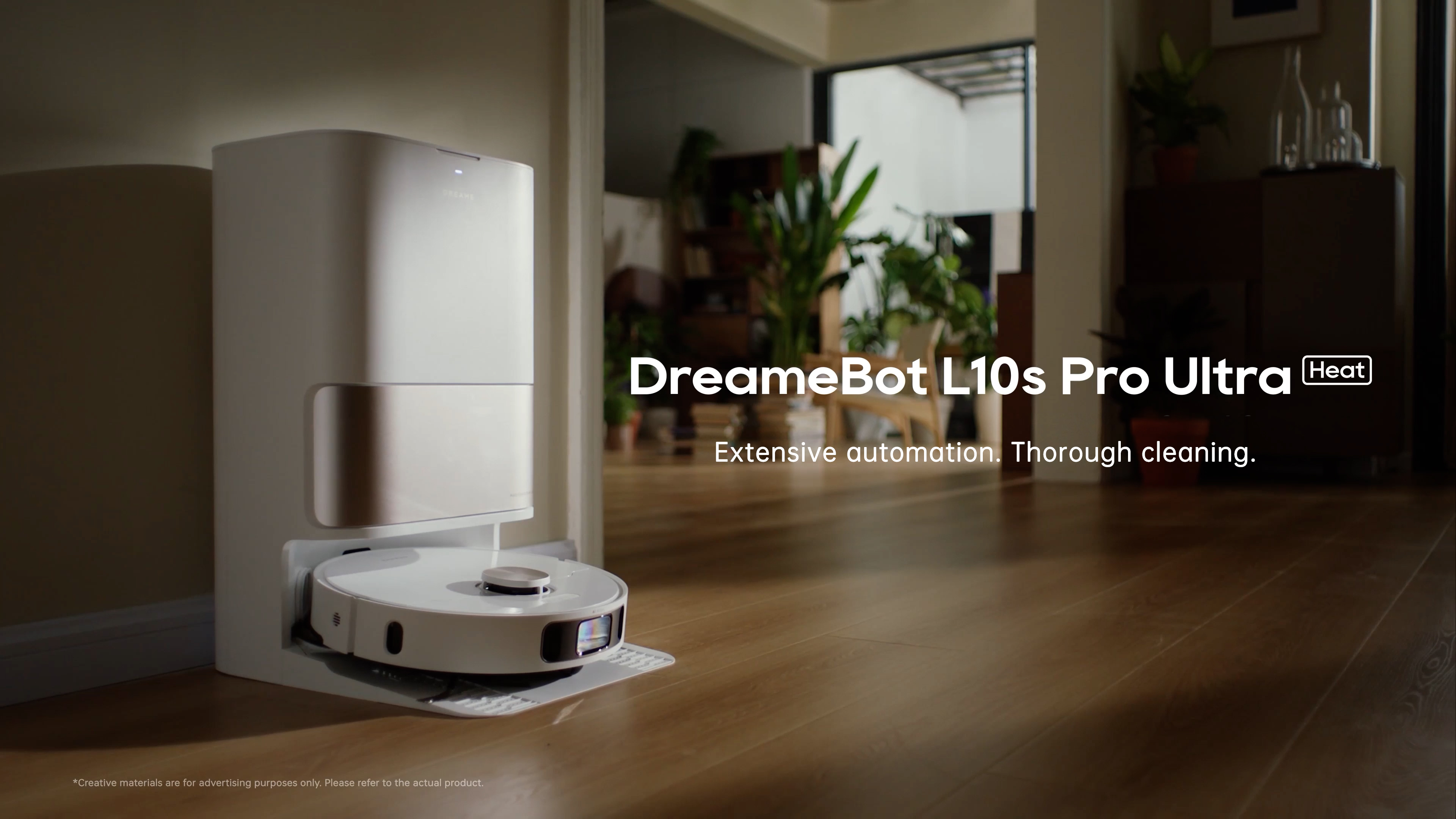 Dreame L10s Pro Robot Vacuum and Mop, Ultra Heat Cleaning, 7000Pa Suction