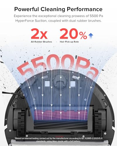 Roborock Q5 Pro+ Self-Emptying Robot Vacuum and Mop with Advanced LiDAR