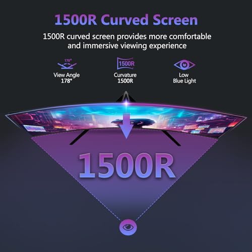 Z-Edge UG27 27-inch 1500R Curved Gaming Monitor with 200Hz Refresh Rate