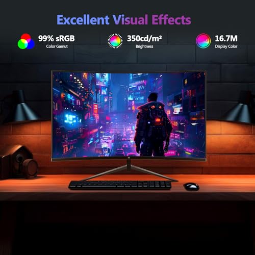 Z-Edge UG27 27-inch 1500R Curved Gaming Monitor with 200Hz Refresh Rate