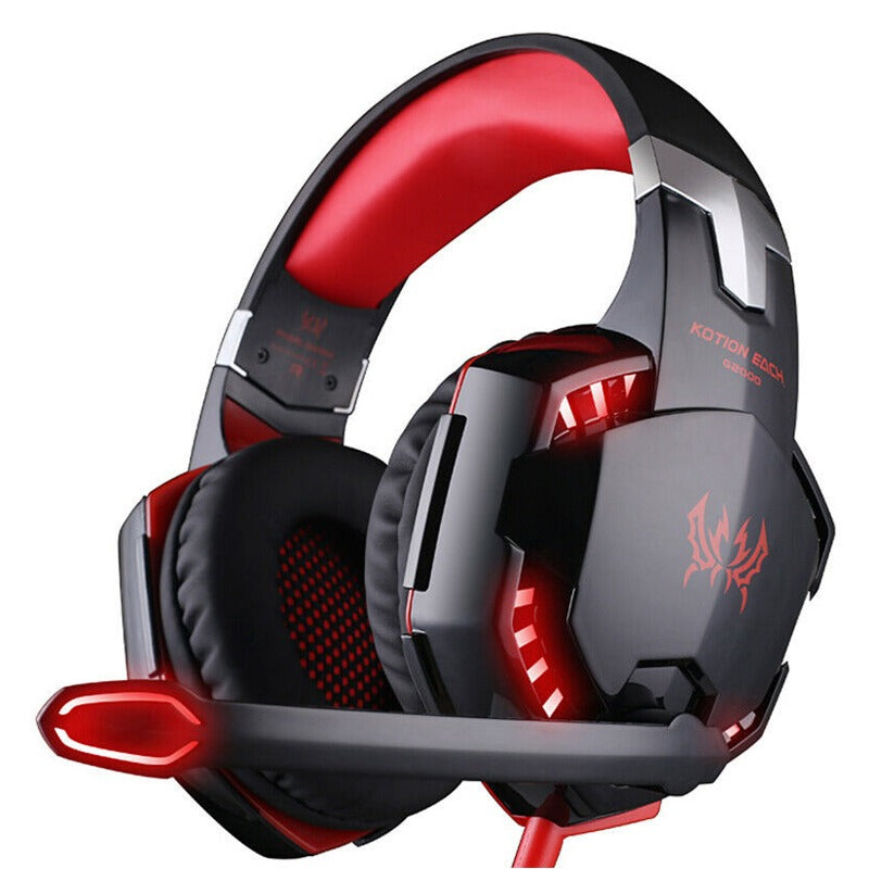 High-Quality Gaming Headset with Condenser Mic and Soundproofing