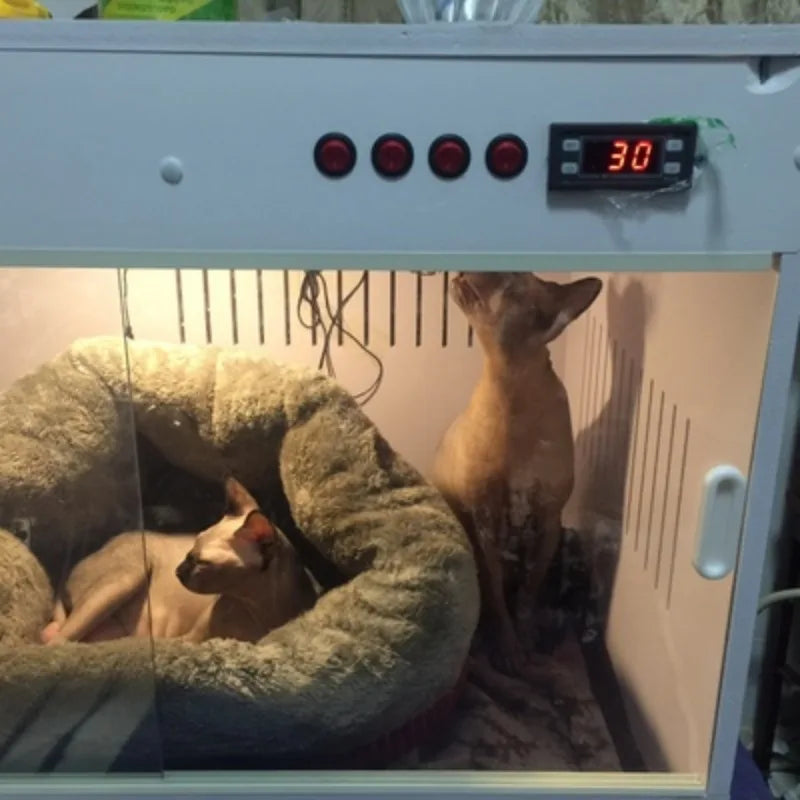 Luxury Pet Warming Incubator with Smart Thermostat