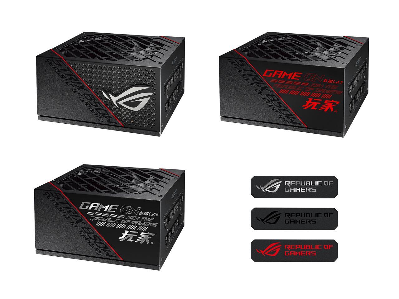 ASUS ROG STRIX 850W Gaming Power Supply - Premium Efficiency and Silent Operation