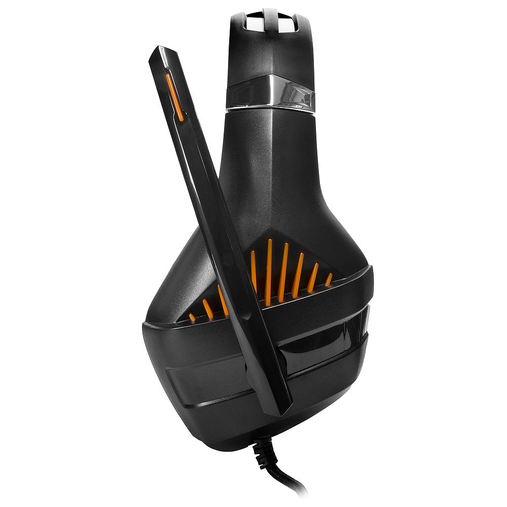 Immersive Gaming Headset with USB Wired Audio and Microphone - Orange