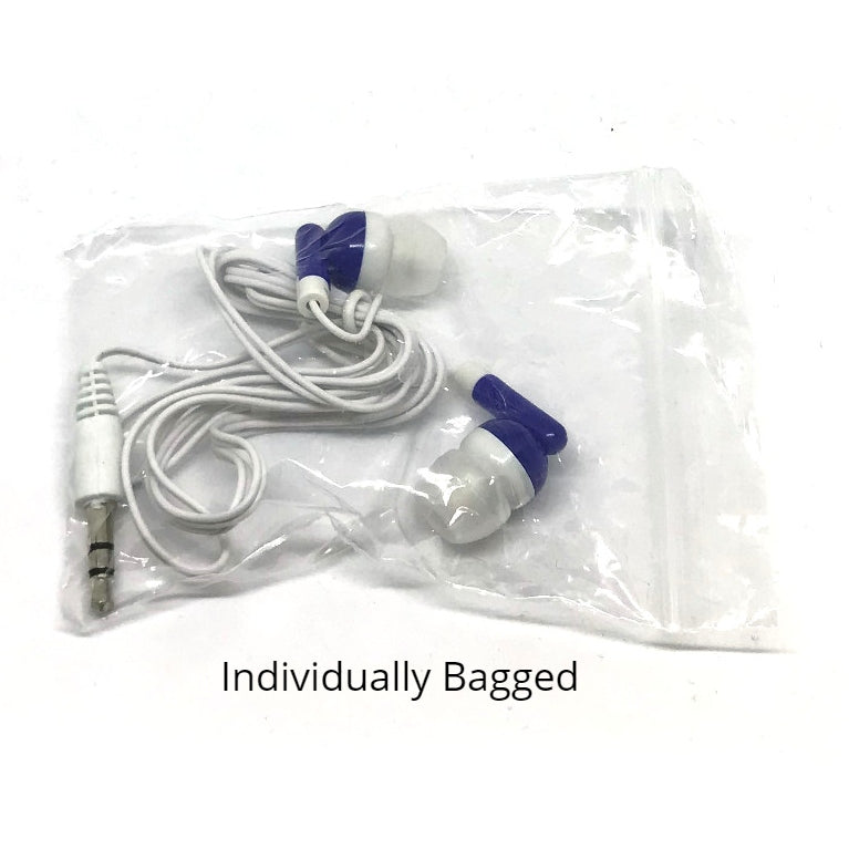Premium Royal Blue Stereo Earbuds for Enhanced Audio Experience