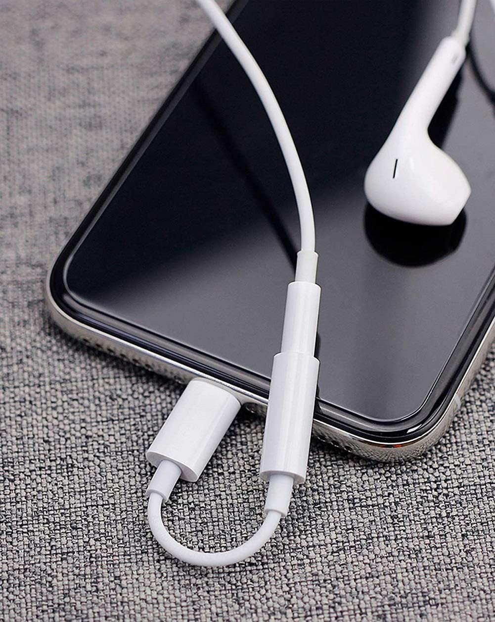 3.5mm Audio Adapter, Lightning to Headphone Jack Converter for iPhones