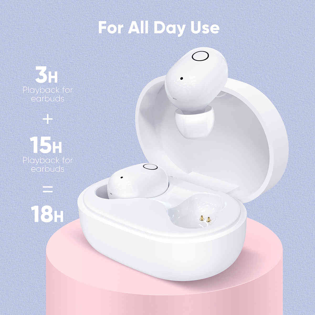 Premium Wireless TWS Earbuds with Enhanced Bass and Touch Controls