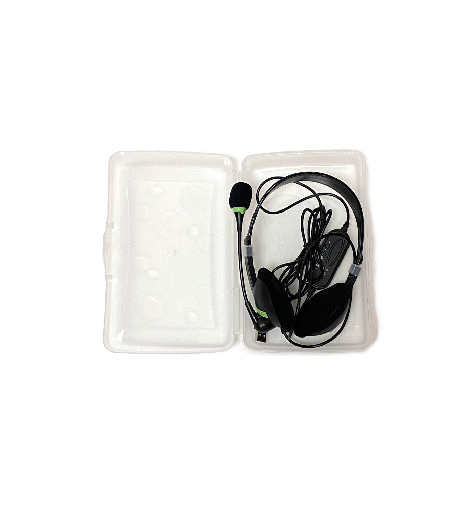 Educational USB-C Headphones with Rotatable Microphone