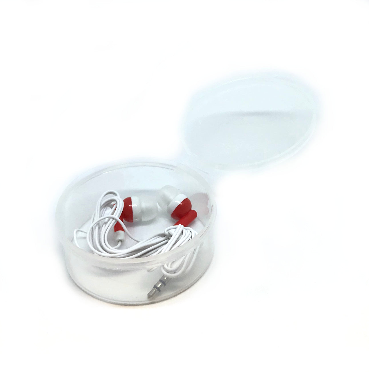 Enhanced Comfort Red Stereo Earbuds