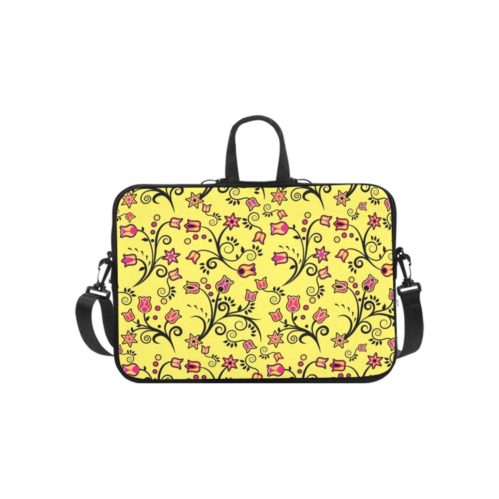 Key Lime Star Neoprene Laptop Sleeve - Lightweight & Water-Resistant Protection