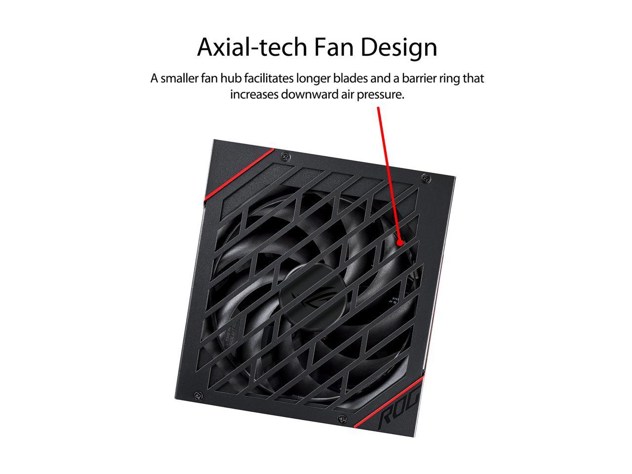 ASUS ROG STRIX 850W Gaming Power Supply - Premium Efficiency and Silent Operation