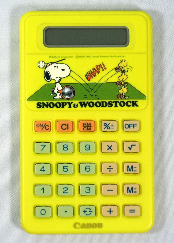 Snoopy Vintage Electronic Pocket Calculator (LC-402) - New & Sealed