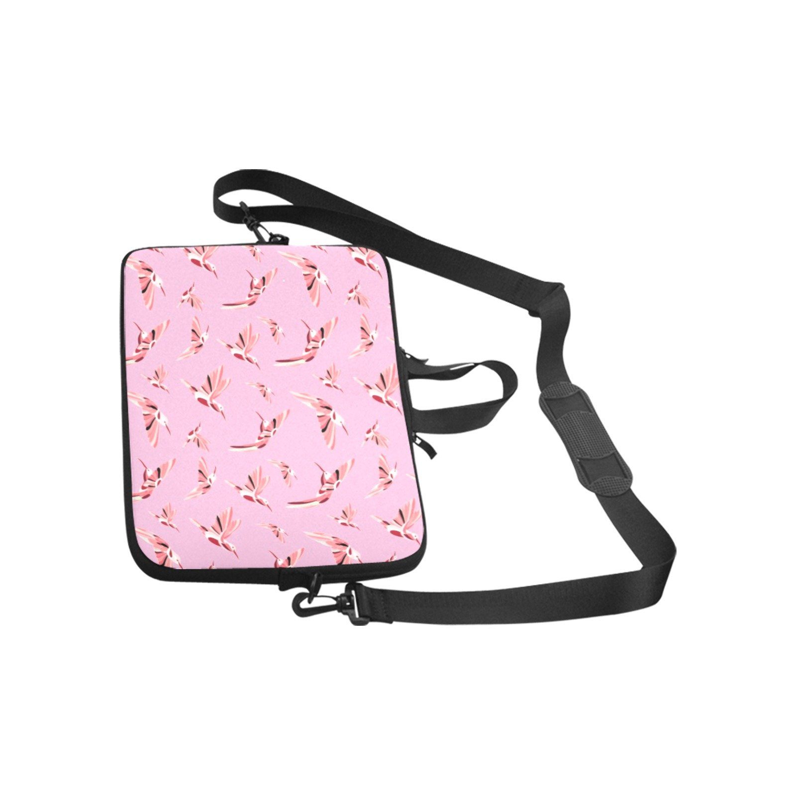 Elegant Hummingbird-Inspired Neoprene Laptop Bag