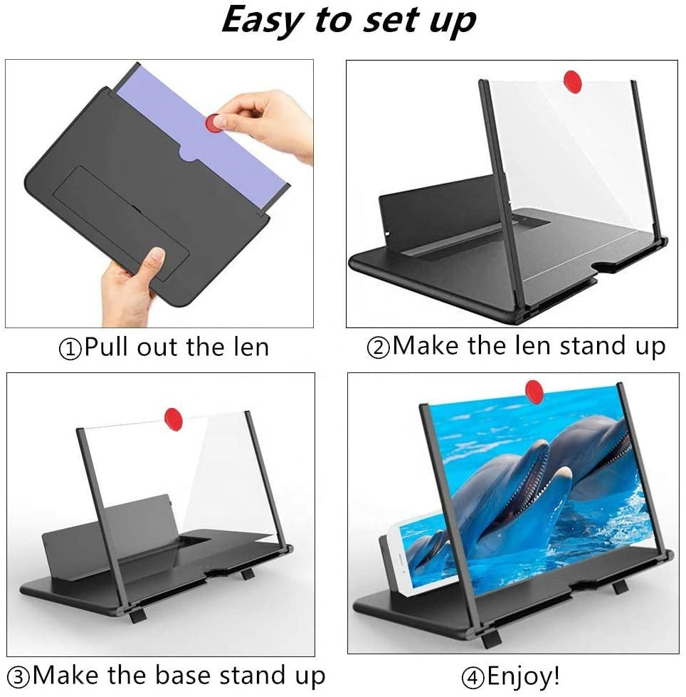3D Smartphone Video Magnifier - Portable & Eco-Friendly