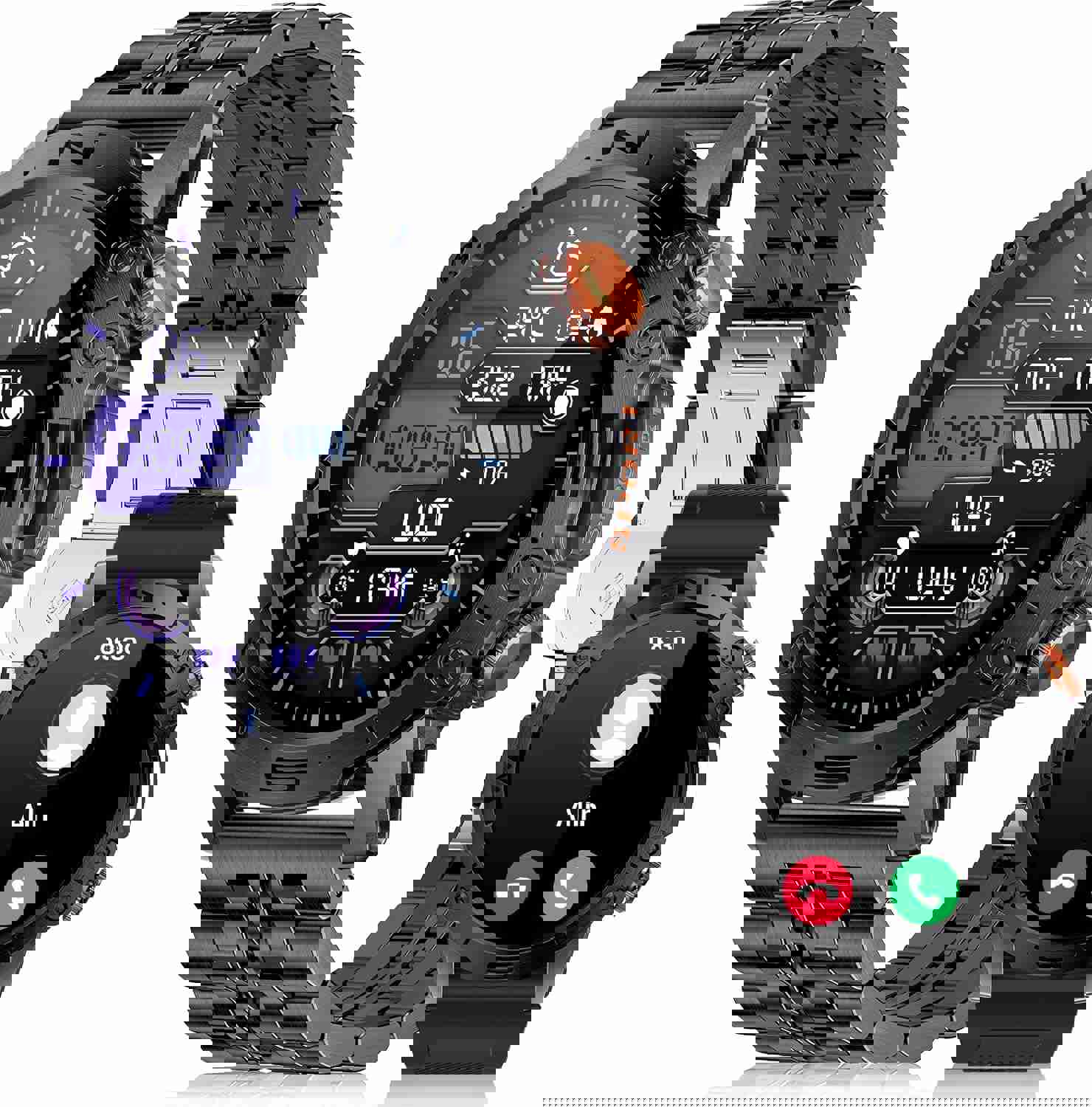 Nektom K60 Rugged Smartwatch with AMOLED Display