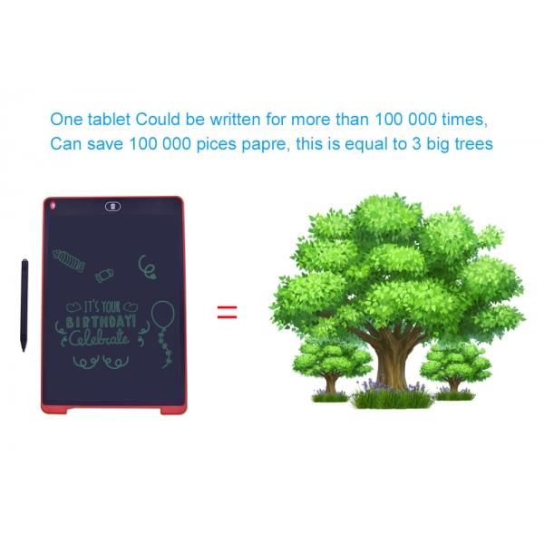 12 Inch LCD Writing Tablet with Mouse Pad and Ruler