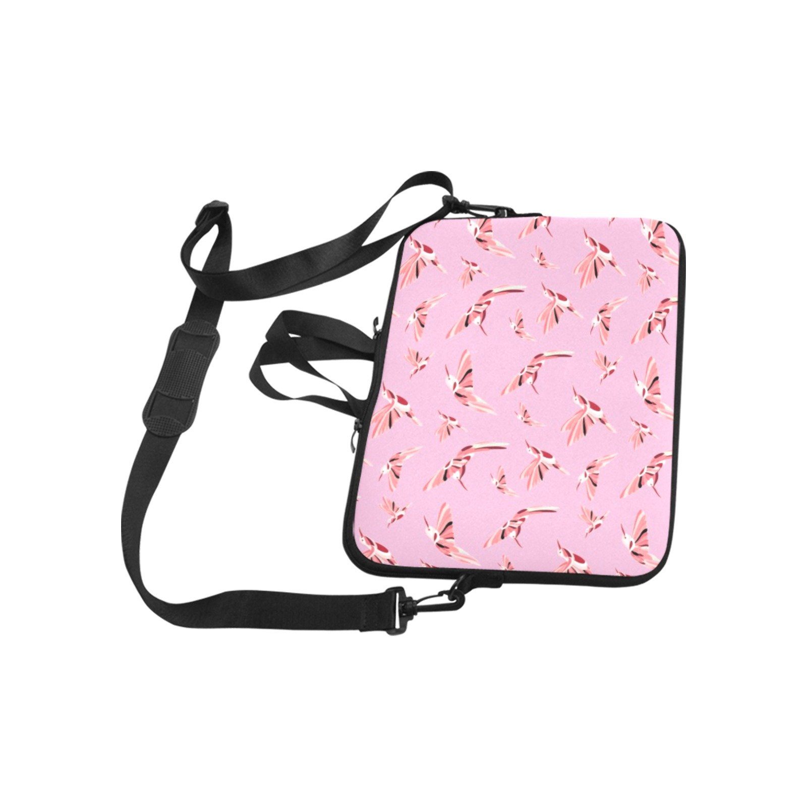 Elegant Hummingbird-Inspired Neoprene Laptop Bag