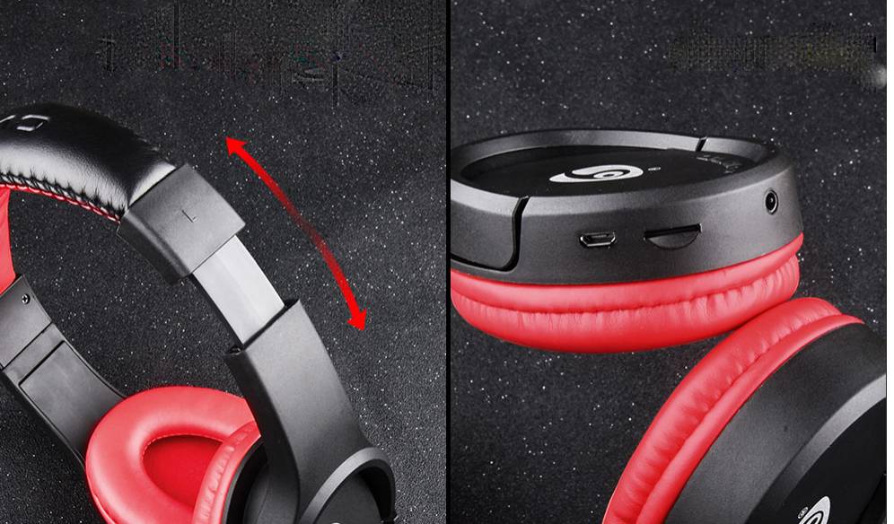 Ovleng MX777 Premium Bluetooth Headphones with SD Card, FM, and AUX