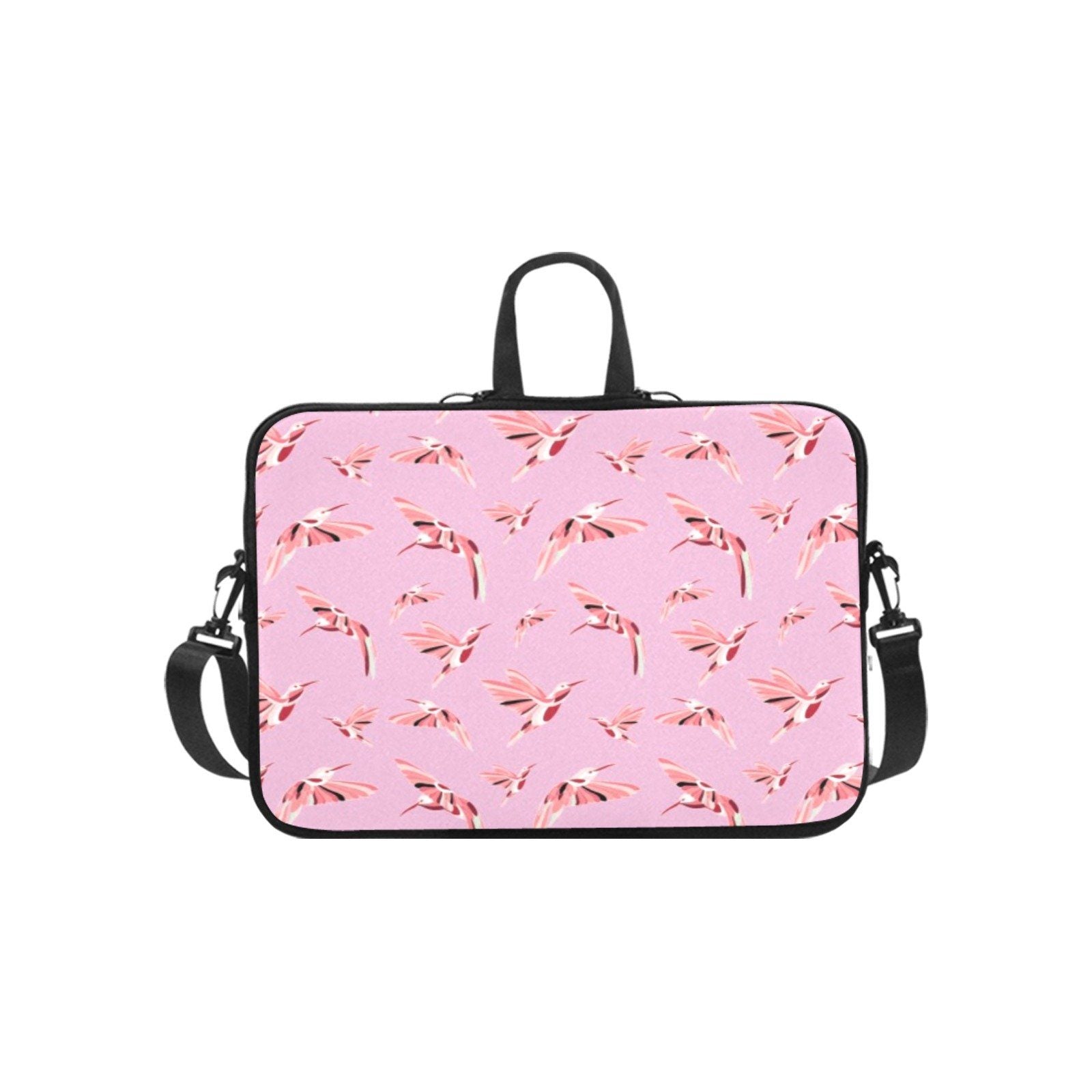 Elegant Hummingbird-Inspired Neoprene Laptop Bag