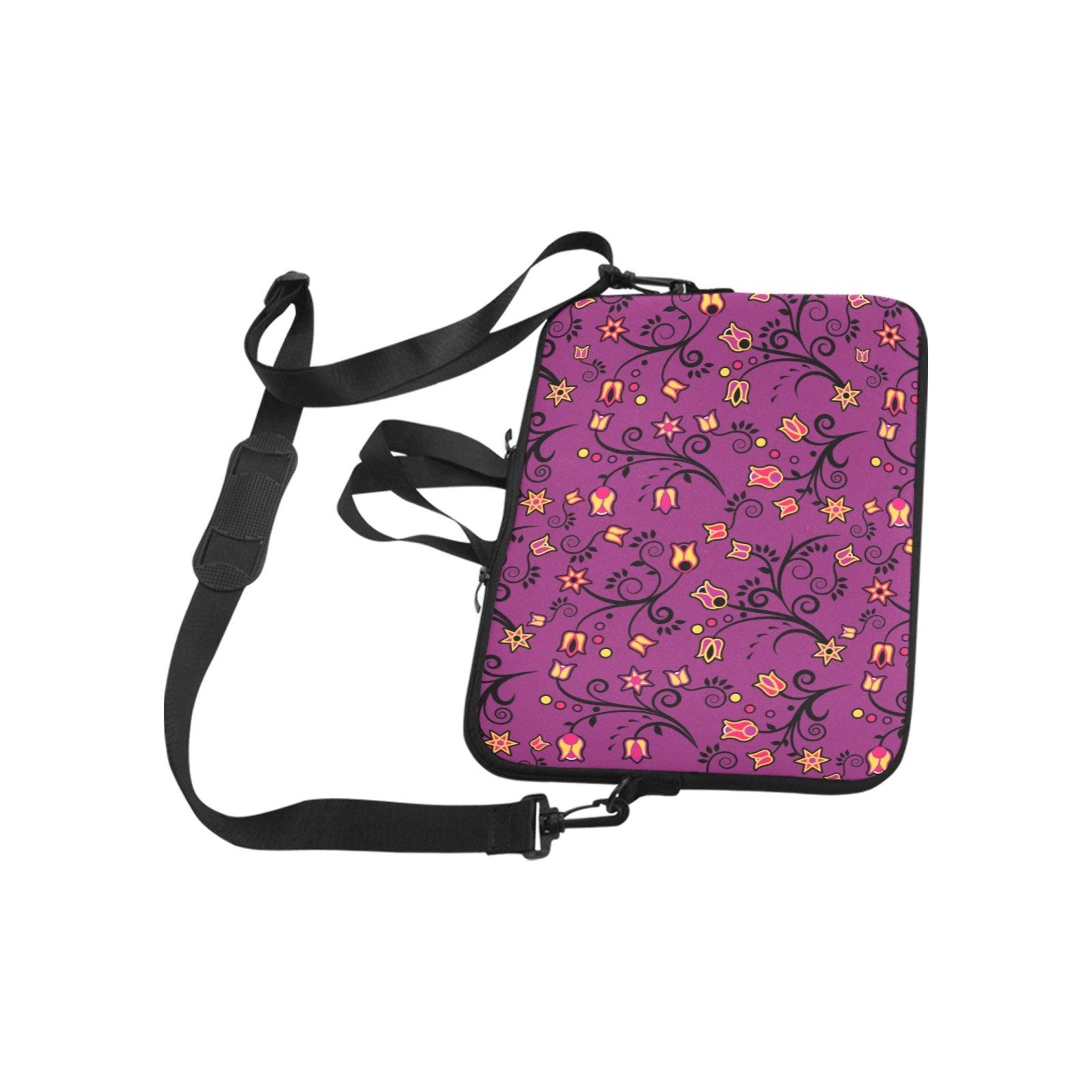 Premium Neoprene Laptop Sleeve with Double Zipper & Adjustable Strap