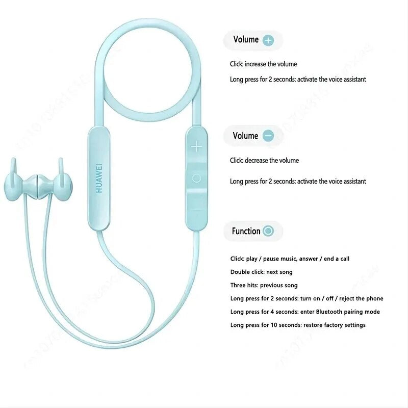 Huawei FreeLace Lite Bluetooth Earbuds with AI Noise Reduction