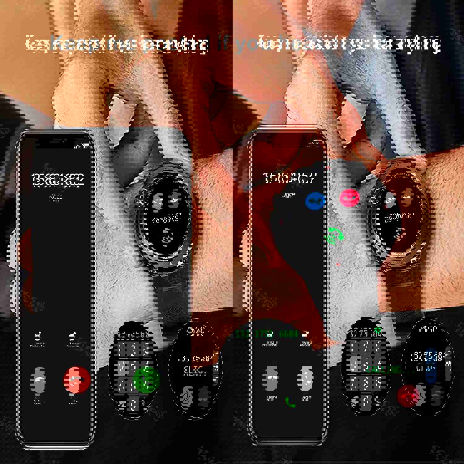 NEKTOM K22 Smart Watch - Advanced Fitness Tracker for Men