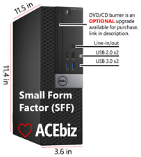 Dell High-Performance Desktop PC with Windows 11 Pro, i7, SSD