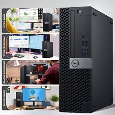 Dell Desktop Computer - High-Performance Workstation with Intel i5, 32GB RAM, Dual Storage