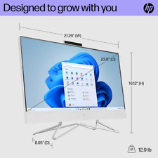 HP 24" Touchscreen All-In-One PC with Intel i3-1215U, 8GB RAM, 256GB SSD