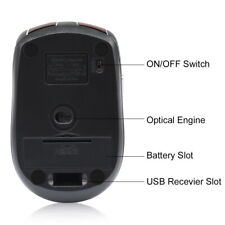 2.4GHz Dual Wireless Optical Mice Set with USB Receiver