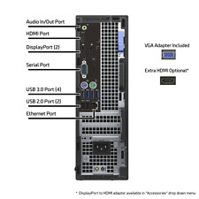 Dell High-End Desktop PC with Intel i7, 64GB RAM, 4TB SSD