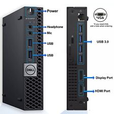 Dell Compact Micro Desktop PC - Intel Core i5, Up to 32GB RAM, M.2 SSD