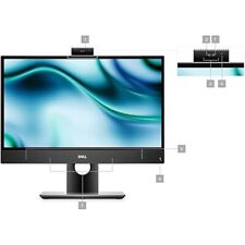 Dell All-In-One Desktop PC with Intel i5, 21.5" Display, 16GB RAM, 256GB SSD, Windows 11