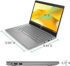 HP 14" Chromebook Laptop - Intel Celeron, 4GB RAM, 64GB eMMC