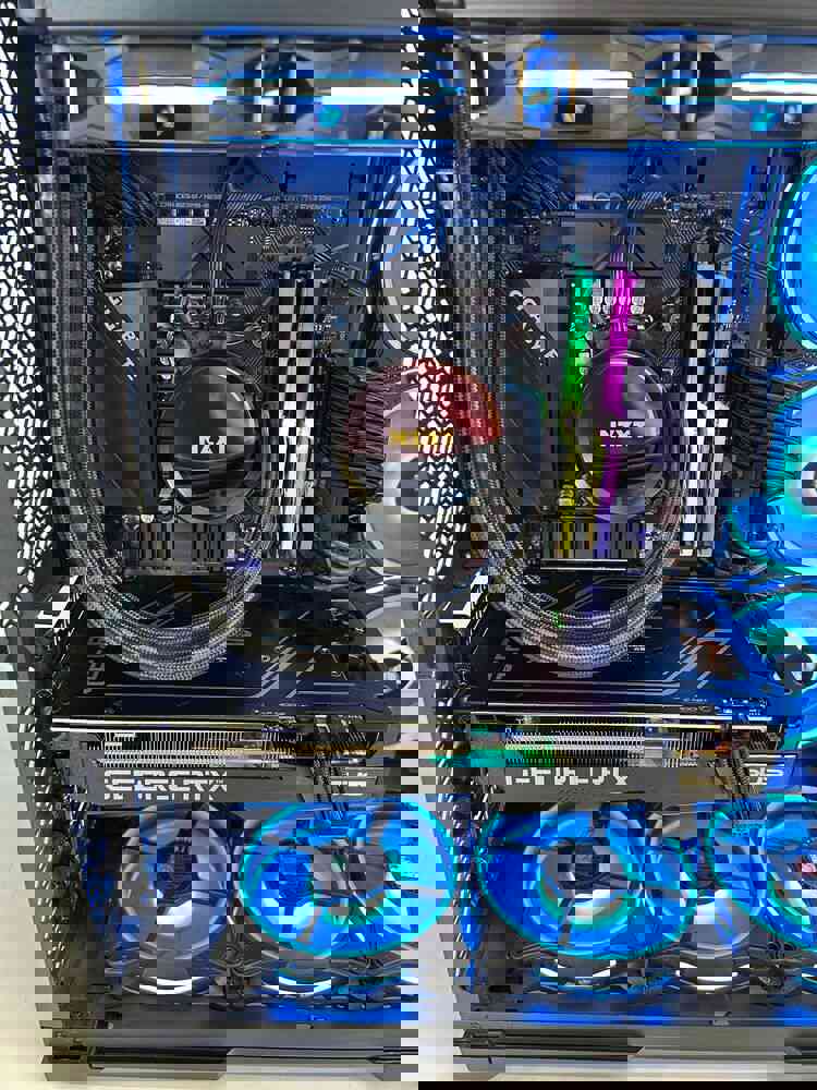 CyberPower Gaming PC - Intel Core i7, 16GB RAM, 1TB SSD, RTX 3060 Ti