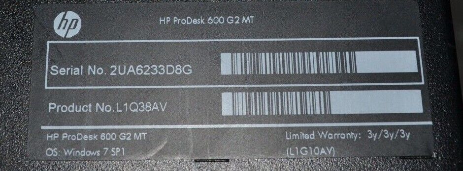 HP ProDesk 600 G2 MT Desktop PC - High-Performance Computing