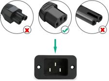 Durable 3-Prong AC Power Cord for Electronics