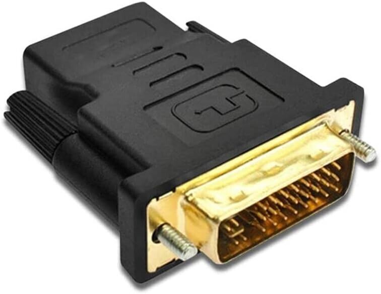 2-Pack DVI-D to HDMI Adapters for Enhanced Connectivity