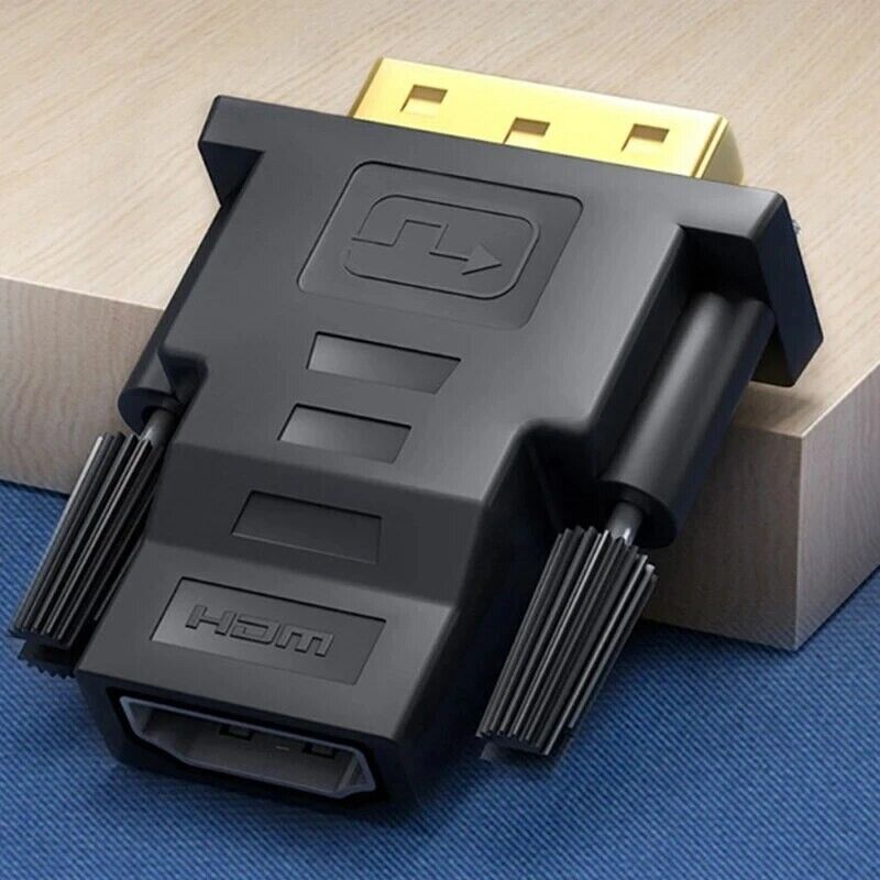2-Pack DVI-D to HDMI Adapters for Enhanced Connectivity